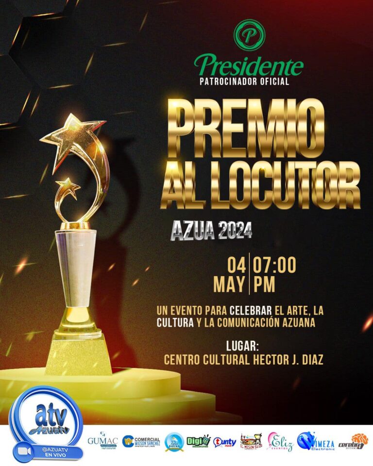 Premios provincial al Locutor, Azua 2024, estará dedicado a Cesar Díaz Filpo y Wilson Sánchez